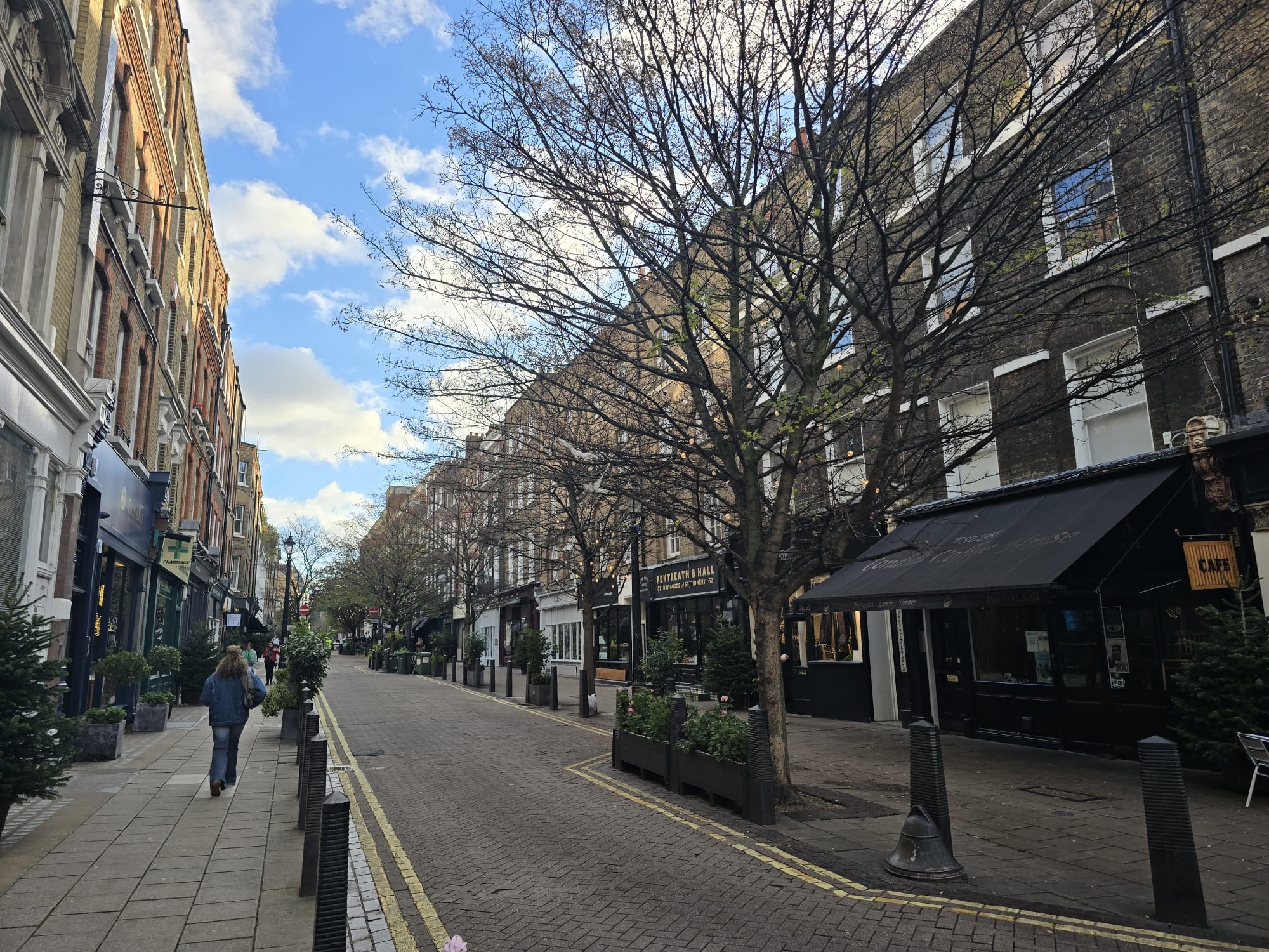 The titular Lamb's Conduit Street in Bloomsbury